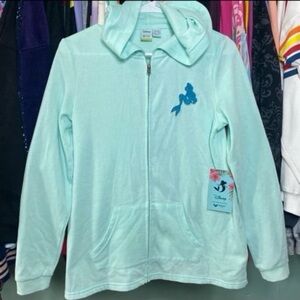 Disney parks x ROXY the little mermaid be heard hoodie jacket 2X NWT